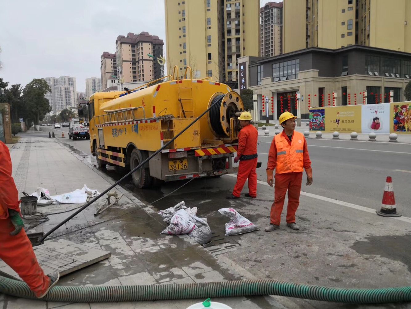 岑溪排污管道清淤-管道清洗